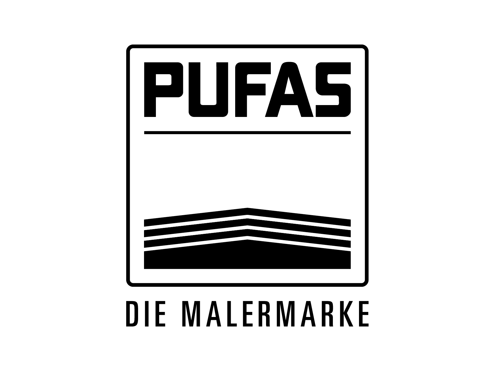 PUFAS Kundenlogos in schwarz.