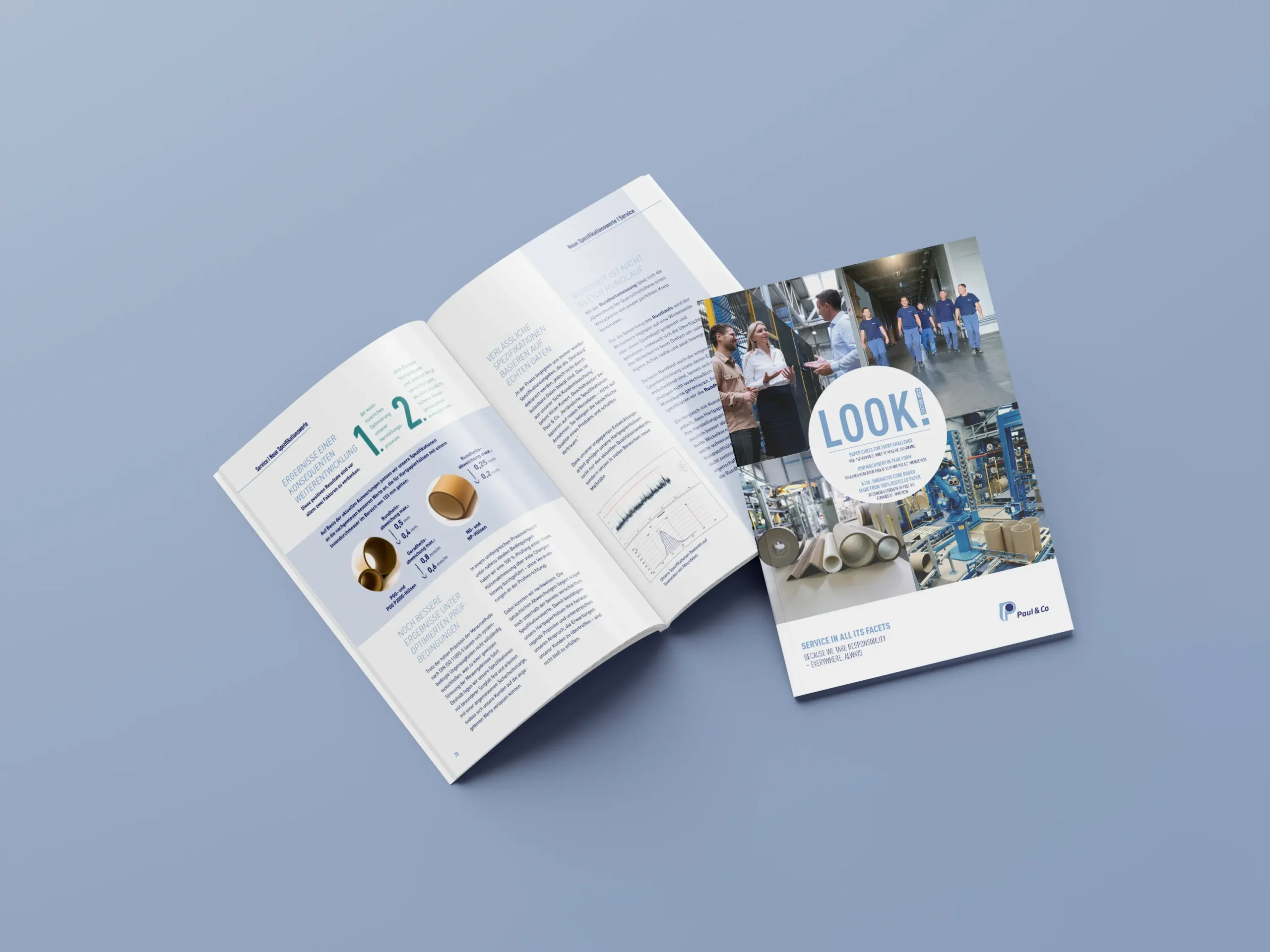 LOOK 2025 Magazin-Cover im modernen Editorial-Design