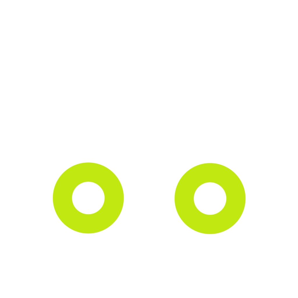 „PAC“-Icon mit grün-weißem Auto im RGB-Format.