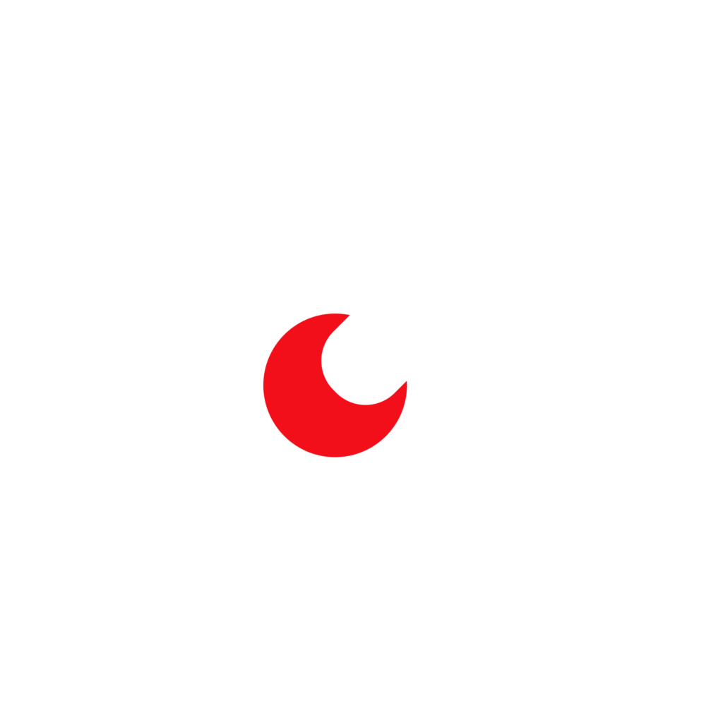 „PAC“-Icon mit rot-weißer Zielscheibe im RGB-Format.