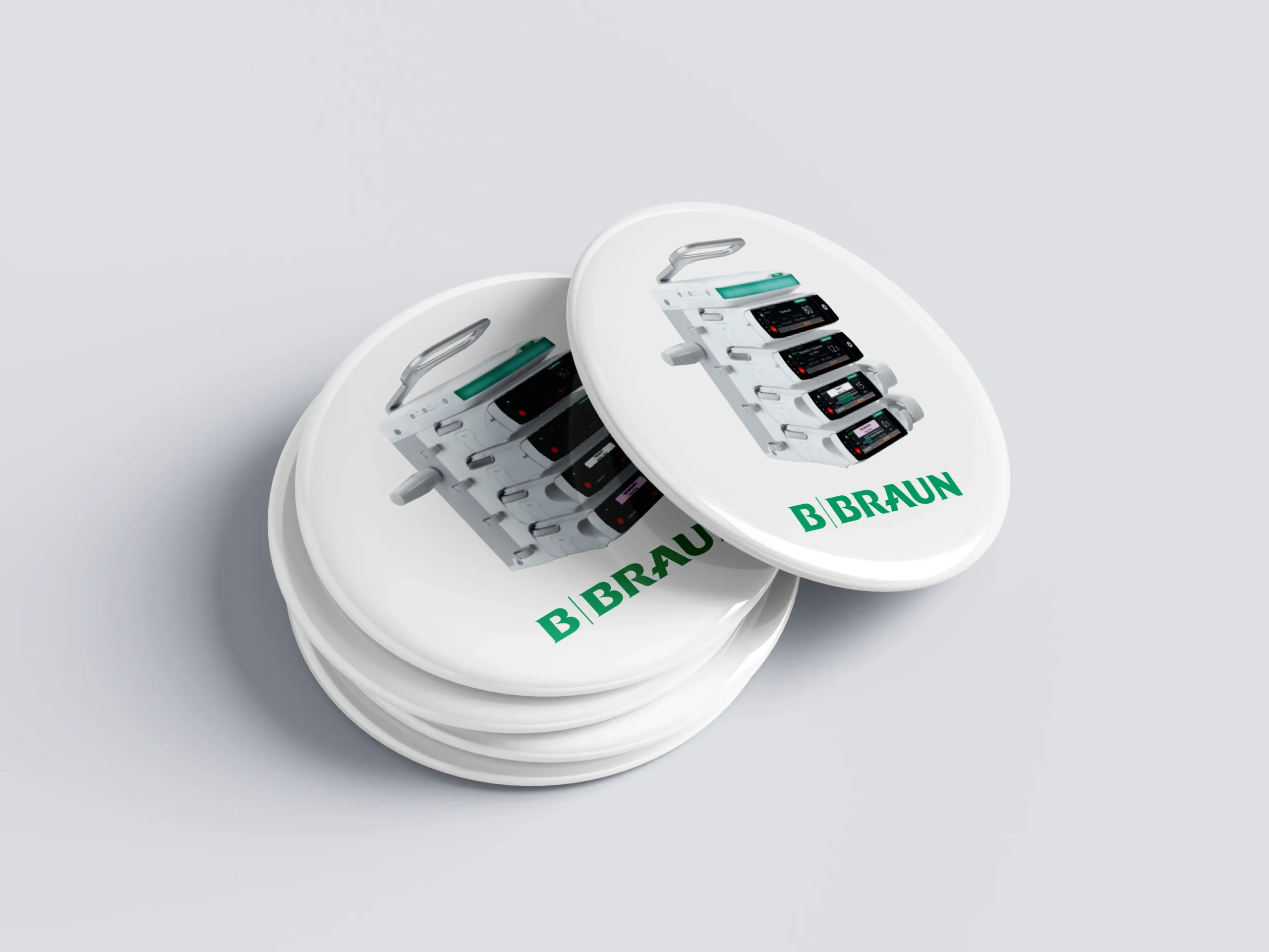 „Silent ICU“-Giveaway Magnet im Mock-up im RGB-Format.