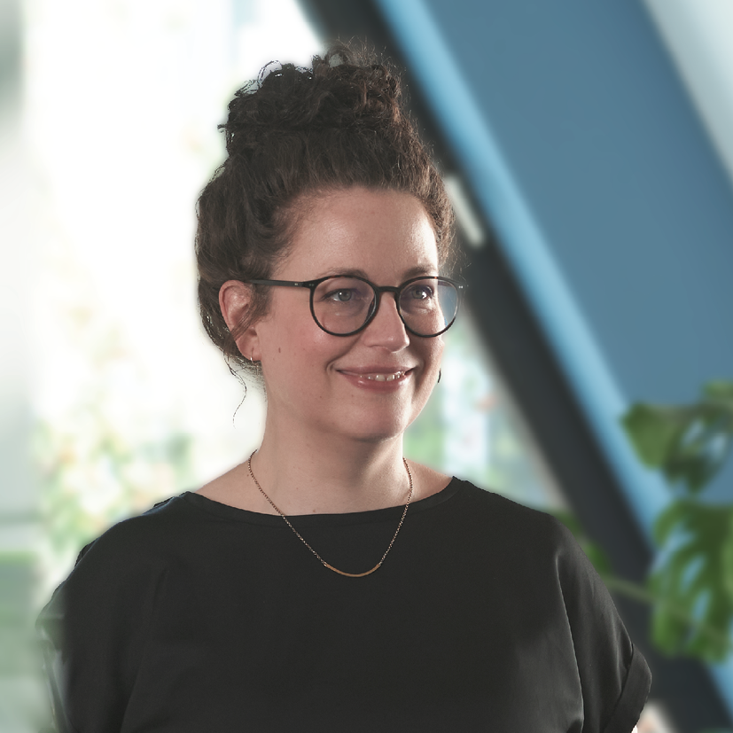 Porträt von Kerstin, Mitarbeiterin.